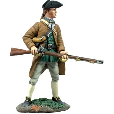 Colonial Militia Standing Ready No.2 1/30 Figure WILLIAM BRITAIN (16070)