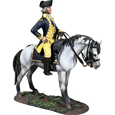 General George Washington Mounted on Horse 1/30 Figure William Britain (16208)