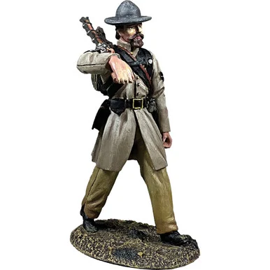 Confederate Infantry Corporal Marching 1/30 Figure William Britain (31499)
