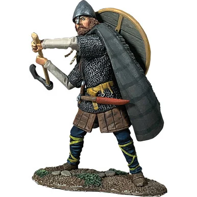 "Abrecan" Saxon Attacking with Axe 1/30 Figure William Britain (62145)
