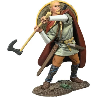 "Torgny" Viking Attacking with Axe 1/30 Figure William Britain (62137)