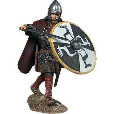 "Bestanden" Saxon with Sword and Shield 1/30 Figure William Britain (62144)