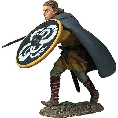 "Halvar" Viking Defending with Sword and Shield 1/30 Figure William Britain (62138)