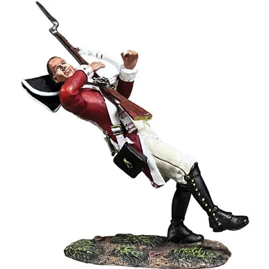 British 43rd Regiment Casualty Falling 1/30 Figure William Britain (16204)