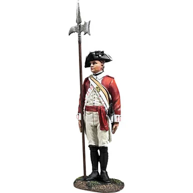 British 43rd Regiment, Sergeant with Halberd 1/30 Figure William Britain (16203)