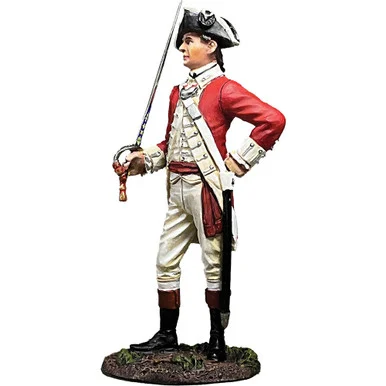 British 43rd Regiment Company Officer 1/30 Figure William Britain (16207)