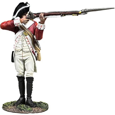 British 43rd Regiment Standing, Firing 1/30 Figure William Britain (16154)