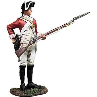 British 43rd Regiment, Handle Cartridge 1/30 Figure William Britain (16156)