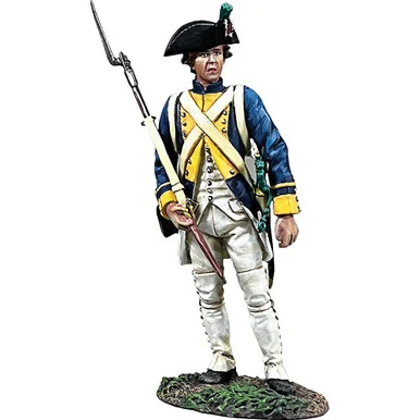 French Royal Duex-Ponts Sergeant 1/30 Figure - 1781  William Britain (16187)