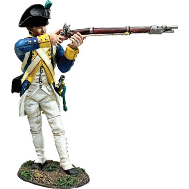 Royal Deux-Ponts, Private Standing Firing 1/30 Die Cast Figu WILLIAM BRITAIN (16175)