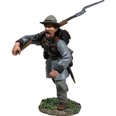 Confederate Texas Brigade Charging No. 4 1/30 Figure William Britain (31367)
