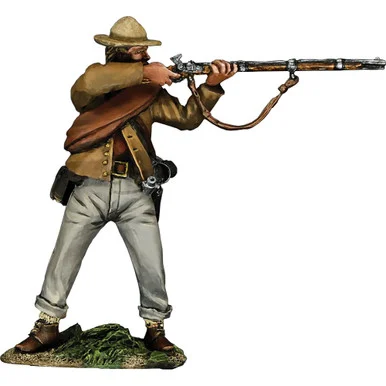 Confederate Infantry Advancing Firing, No.4 1/30 Figure William Britain (31363)
