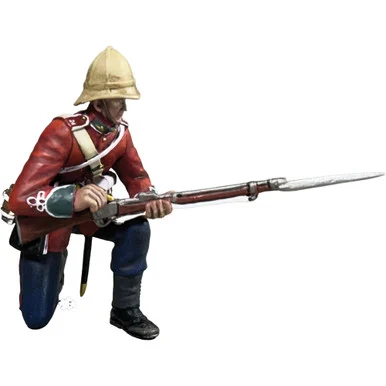 24th Foot Kneeling Loading, 1879 1/30 Figure William Britain (20222)