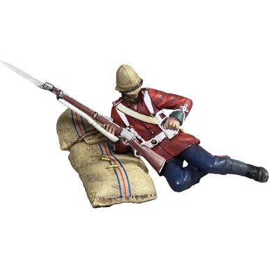 British 43rd Regiment of Foot 2nd Rank Standing Firing, 1780 William Britain (20223)