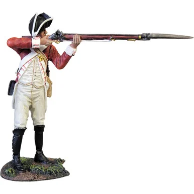 43rd Regiment Standing Firing 1/30 Figure - 1780 WILLIAM BRITAIN (16217)