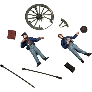 Union Artillery Casualties with Accessories 1/30 Figure Set WILLIAM BRITAIN (31503)