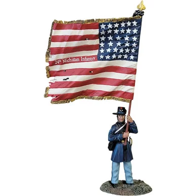 Sergeant Able Peck, 24th Michigan 1/30 Figure - 1863 WILLIAM BRITAIN (31244)