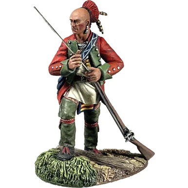 Native Warrior Loading Musket 1/30 Figure WILLIAM BRITAIN (16211)