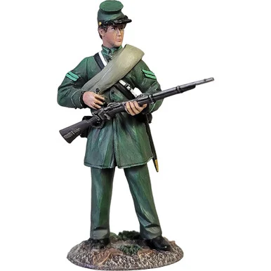 1st U.S. Berdan's Sharpshooter, Reaching for Cap 1/30 Figure WILLIAM BRITAIN (31478)