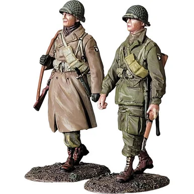 101st Airborne Marching 1/30 Figure Set WILLIAM BRITAIN (25306)