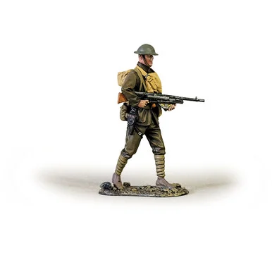 U.S. Marine Advance with Chauchat, Belleau Wood 1/30 Figure William Britain (13072)