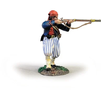 Louisiana Tiger Advancing Firing, 1861-62 1/30 Figure William Britain (31505)