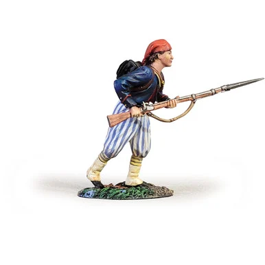Louisiana Tiger Advancing at the Ready 1861-62 1/30 Figure William Britain (31507)