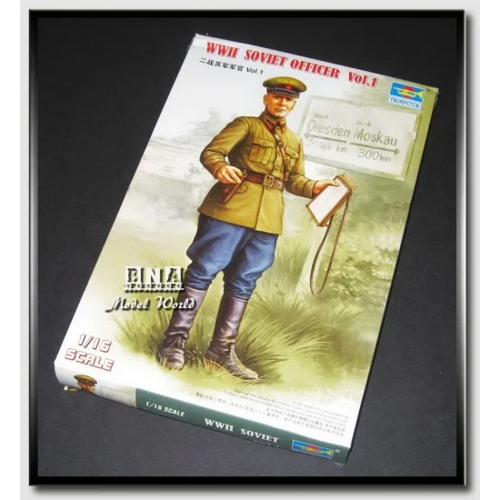 Trumpeter 00703 1/16 WWII SOVIET OFFICER Vol.1 - Model Figures