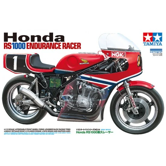 Tamiya 14014 1/12 Honda RS1000 Endurance Racer - Model Motorcycles