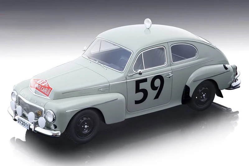 Volvo PV 544 #59 Tom Trana/ Sune Lindstrom Rally Monte Carlo 1964 Mythos Series Limited Edition to 70 pieces Worldwide 1/18 Model Car by Tecnomodel - Volvo Models