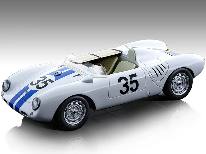 Porsche 550 A #35 E. Hugus - C. G. De Beaufort 24 Hours of Le Mans (1957) "Mythos Series" Limited Edition to 120 pieces Worldwide 1/18 Model Car by Tecnomodel