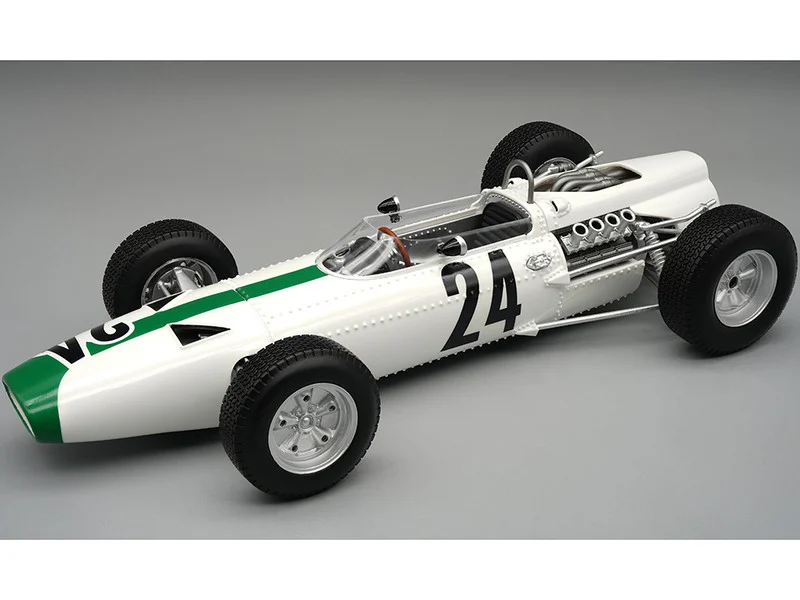 BRM P261 #24 Bob Bondurant Formula One F1 "Belgian GP" (1966) "Mythos Series" Limited Edition to 40 pieces Worldwide 1/18 Model Car by Tecnomodel - Formula 1 Models