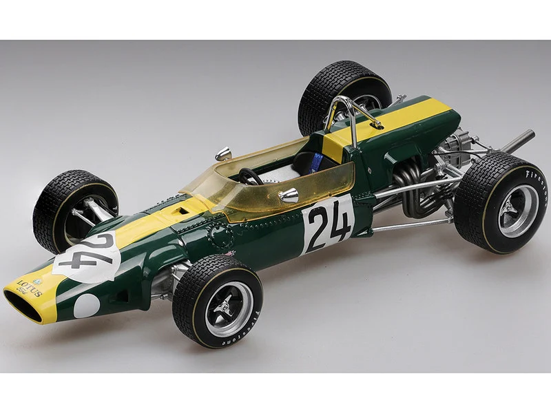Lotus 48 #24 Jackie Oliver Formula One F1 "German GP" (1967) "Mythos Series" Limited Edition to 40 pieces Worldwide 1/18 Model Car by Tecnomodel - Formula 1 Models