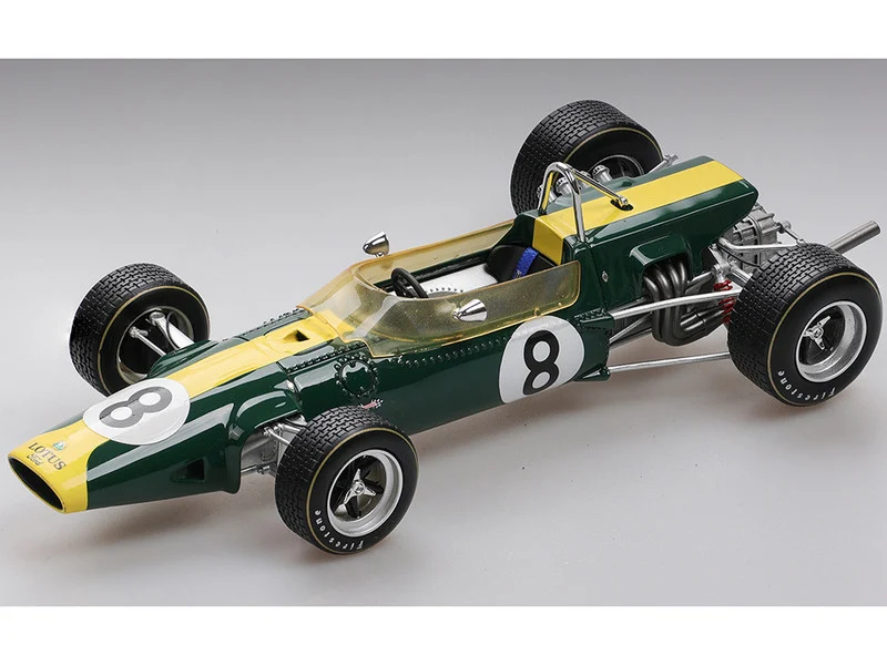 Lotus 48 #8 Graham Hill Formula Two F2 "Pau GP" (1967) "Mythos Series" Limited Edition to 40 pieces Worldwide 1/18 Model Car by Tecnomodel - Formula 1 Models