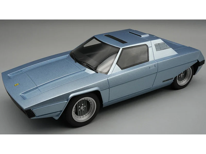 1976 Ferrari 308 GT Rainbow By Bertone Light Blue Metallic "Mythos Series" Limited Edition to 70 pieces Worldwide 1/18 Model Car by Tecnomodel - Ferrari Models