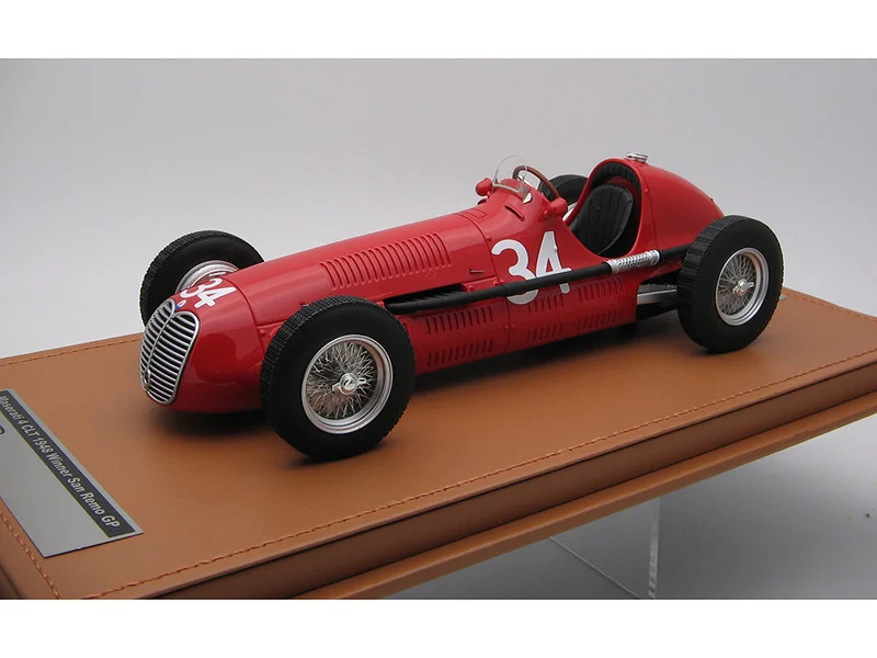 Maserati 4 CLT #34 Alberto Ascari Winner "San Remo GP" (1948) "Mythos Series" Limited Edition to 90 pieces Worldwide 1/18 Model Car by Tecnomodel - Formula 1 Models