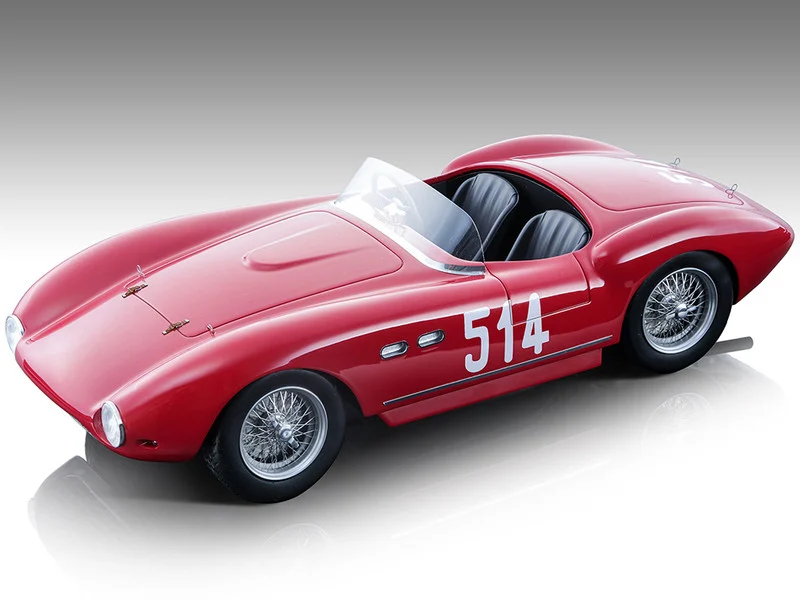 Ferrari 735S-166MM Spyder #514 Alberico Cacciari - Bill Mason "Mille Miglia" (1953) Limited Edition to 70 pieces Worldwide 1/18 Model Car by Tecnomodel