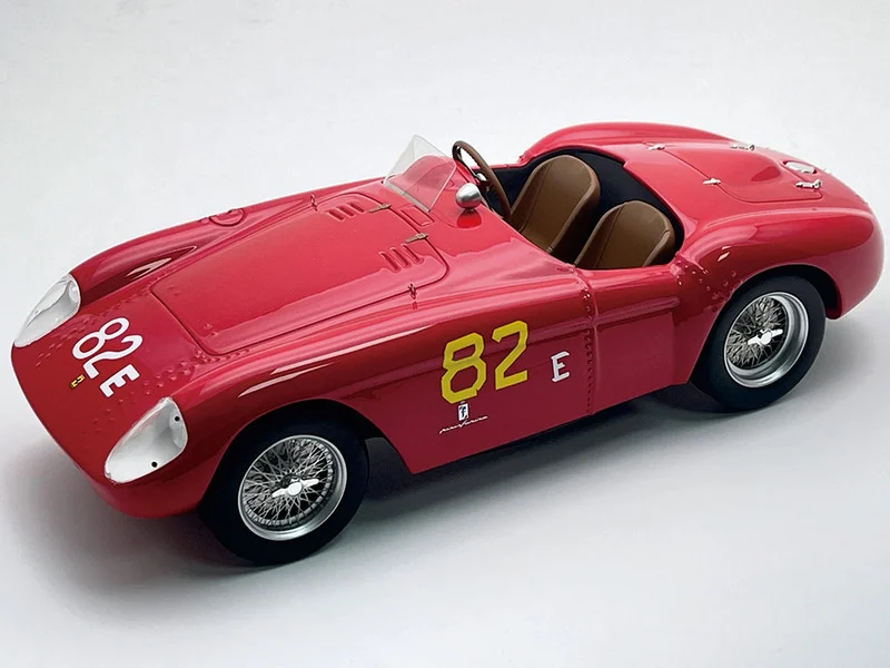 Ferrari 500 Mondial #82E Phil Hill - Richie Ginther "Torrey Pines 6 Hours" (1956) "Mythos Series" with Display Case Limited Edition to 35 pieces Worldwide 1/18 Model Car by Tecnomodel