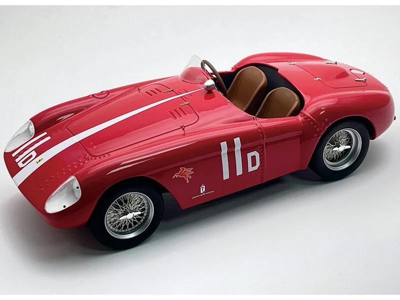 Ferrari 500 Mondial #11 John von Neumann "Pebble Beach" (1956) "Mythos Series" with Display Case Limited Edition to 40 pieces Worldwide 1/18 Model Car by Tecnomodel - Ferrari Models