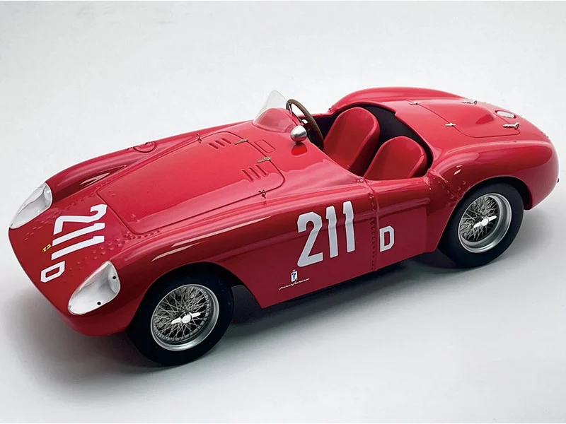 Ferrari 500 Mondial #211 Richie Ginther 2nd Place "Sacramento Road Races" (1956) "Mythos Series" with Display Case Limited Edition to 30 pieces Worldwide 1/18 Model Car by Tecnomodel - Ferrari Models