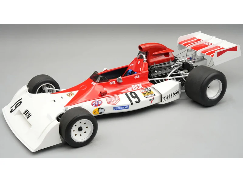 BRM P160E #19 Clay Regazzoni Formula One F1 "German GP" (1973) "Mythos Series" with Display Case Limited Edition to 50 pieces Worldwide 1/18 Model Car by Tecnomodel - Formula 1 Models