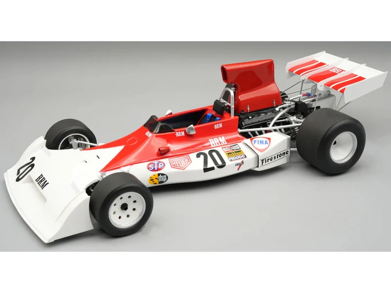 BRM P160E #20 Jean-Pierre Beltoise Formula One F1 "Canadian GP" (1973) "Mythos Series" with Display Case Limited Edition to 30 pieces Worldwide 1/18 Model Car by Tecnomodel