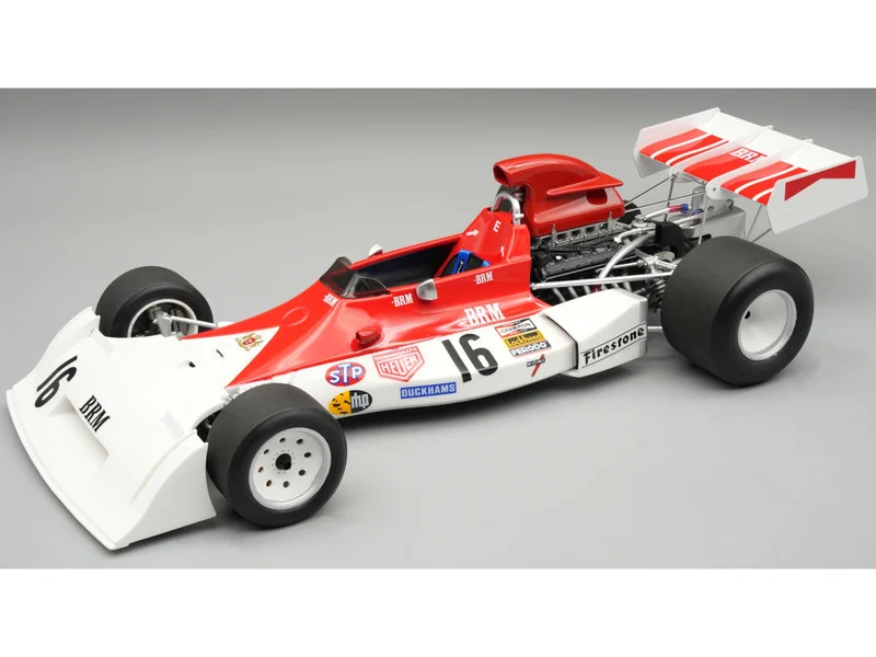 BRM P160E #16 Niki Lauda Formula One F1 "Spanish GP" (1973) "Mythos Series" with Display Case Limited Edition to 65 pieces Worldwide 1/18 Model Car by Tecnomodel - Formula 1 Models