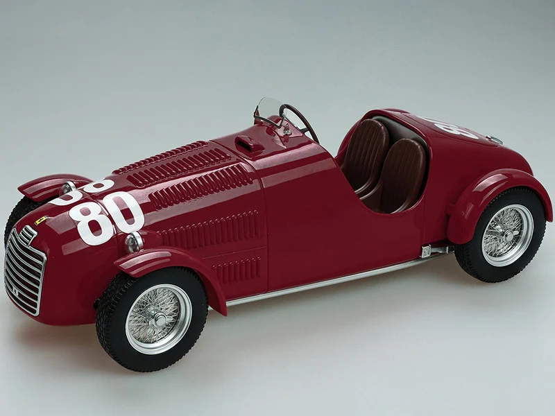 Ferrari 125C #80 Tazio Nuvolari Winner "Circuito Di Parma" (1947) Limited Edition to 90 pieces Worldwide "Mythos Series" 1/18 Model Car by Tecnomodel - Ferrari Models