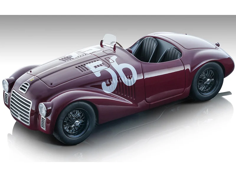 Ferrari 125S #56 Franco Cortese "First Ferrari Win" Winner "Circuito di Caracalla - Rome GP" (1947) "Mythos Series" Limited Edition to 80 pieces Worldwide 1/18 Model Car by Tecnomodel