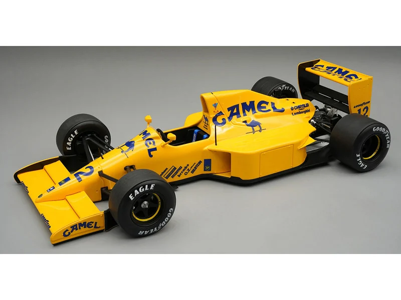 Lotus 102 #12 Martin Donnelly "Lamborghini Engine" Formula One F1 "Monaco GP" (1990) "Mythos Series" with Display Case Limited Edition to 55 pieces Worldwide 1/18 Model Car by Tecnomodel - Formula 1 Models
