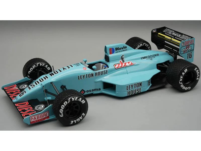 March 881 #16 Ivan Capelli 3rd Place Formula One F1 "Belgian GP" (1988) "Mythos Series" with Display Case Limited Edition to 90 pieces Worldwide 1/18 Model Car by Tecnomodel - Formula 1 Models