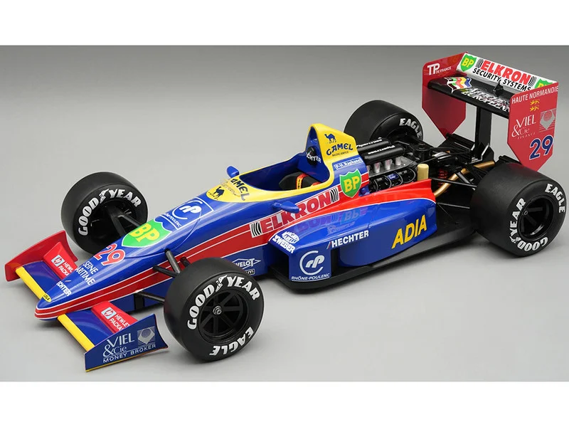 Lola LC88 #29 Aguri Suzuki "Larrousse Calmels" Formula One F1 "Japanese GP" (1988) with Display Case "Mythos Series" Limited Edition to 70 pieces Worldwide 1/18 Model Car by Tecnomodel - Formula 1 Models