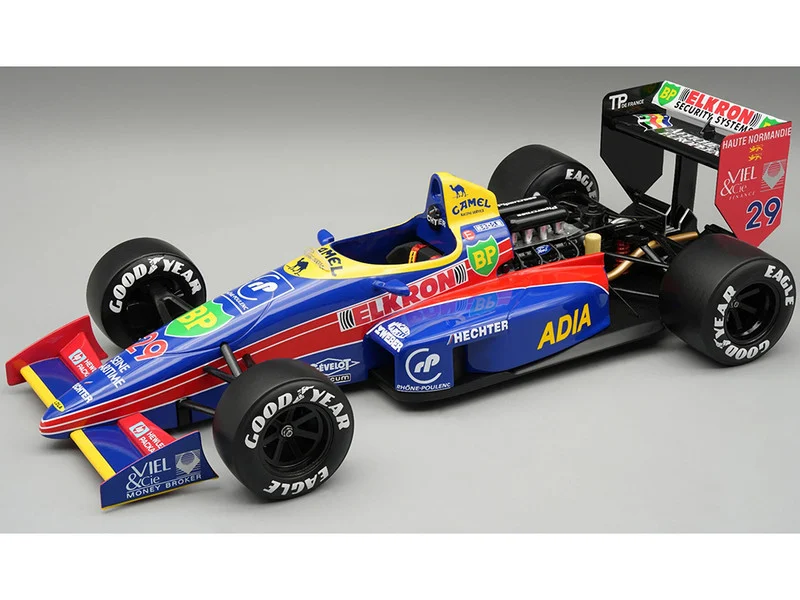 Lola LC88 #29 Pierre-Henri Raphanel "Larrousse Calmels" Formula One F1 "Australian GP" (1988) with Display Case "Mythos Series" Limited Edition to 35 pieces Worldwide 1/18 Model Car by Tecnomodel
