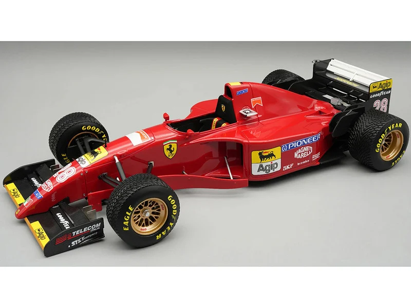 Ferrari 412T2 #28 Gerhard Berger 3rd Place Formula One F1 "Monaco GP" (1995) "Mythos Series" with Display Case Limited Edition to 55 pieces Worldwide 1/18 Model Car by Tecnomodel - Formula 1 Models